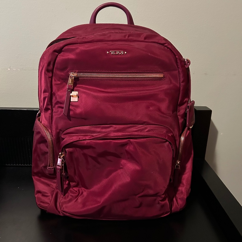 Tumi Voyageur Carson Backpack - Bordeaux wine